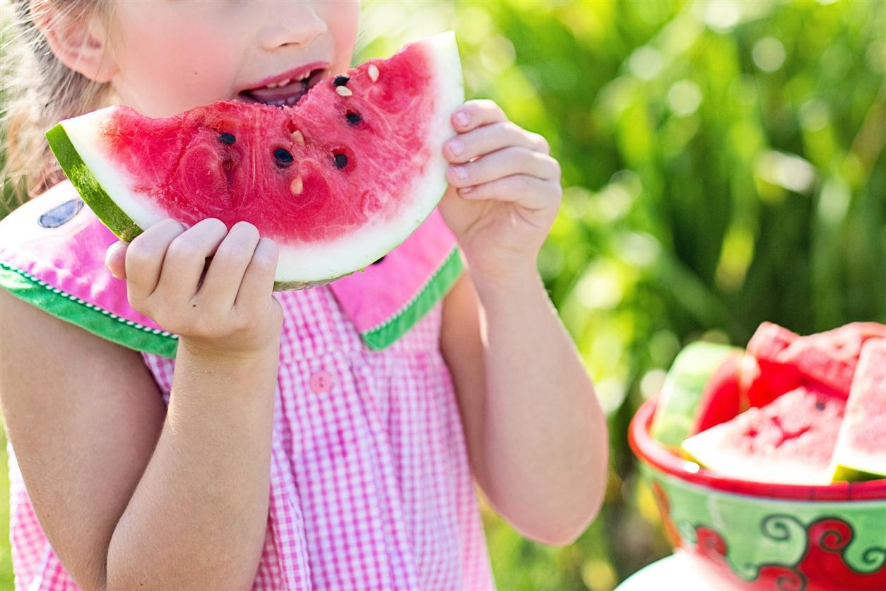 watermelon bite kid